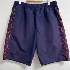 【訳あり品】Spazio ハーフパンツ ネイビー　フットサル　サッカー　メンズL