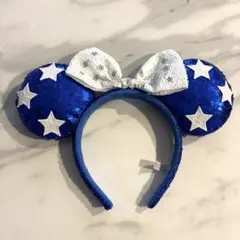 【最終価格】ミニー カチューシャ スパンコール 星柄 ディズニー