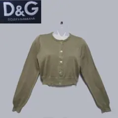 m25460・値下★D＆G★クロップドカーディガン・綿100％イタリー製のサムネイル