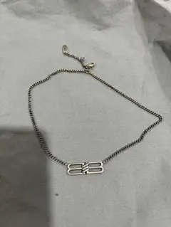 BALENCIAGA】パドロック 南京錠 ネックレス シルバー ショッパー付き