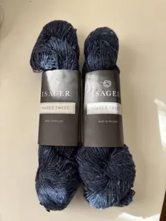 ISAGER Tweed ネイビー　2カセ