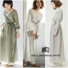 ガリャルダガランテ カシュクール マキシ ワンピース コットン