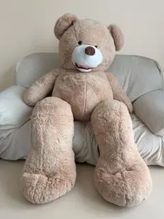 コストコ　特大 くま ぬいぐるみ ベージュのサムネイル