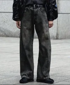 WYM LIDNM VINTAGE WASHED CURVED DENIM