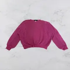 古着 トレーナー ピンク