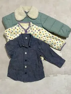 アウター3点セット（ダウン・フリース・シャツ）