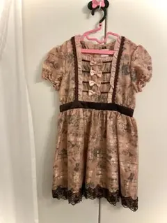 アクシーズファムキッズ　140 ワンピース　ピンク　お値下げ不可