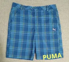 PUMA チェック柄 GOLF ハーフパンツ W32インチのサムネイル