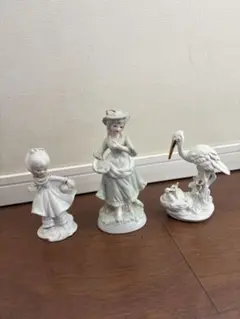 Carlos Fernandez 磁器人形 3点セット　フィギュリン Carlos Fernandez 磁器人形 3点セット フィギュリン - メルカリ