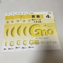 中学受験 グノーブル G脳ワークアウト 4年生用教材5.13.16〜30 - メルカリ