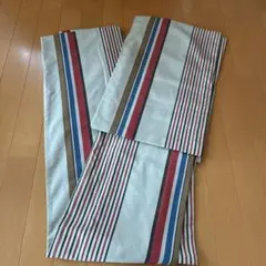 粋なストライプウールきもののサムネイル