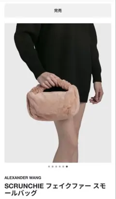 ALEXANDER WANG SCRUNCHIE フェイクファー スモールバッグのサムネイル