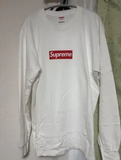 Supreme Box Logo L/S Tee White L size