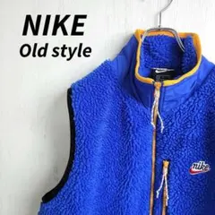 《希少》ナイキ　NIKE☆ボアジャケット L　ブルー　ホワイト　イエロー