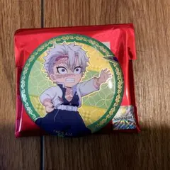 鬼滅の刃 中国限定 非遺 箔押し缶バッジ　不死川実弥