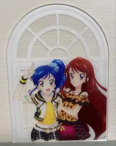 アイカツ　アクリル　霧矢あおい　紫吹蘭