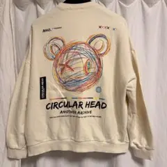 【メンズスウェット】CIRCULAR HEAD カラフル トレーナー