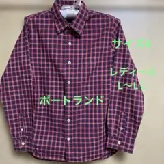 ポートランドレディース長袖シャツ サイズ4 レディースL〜LＬぐらいのサムネイル