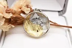 お客　ギベオン(メテオライト隕石)　18mm　陰陽太極図 ペンダントトップ スウェーデン産ギベオン(メテオライト隕石)18mm 陰陽太極図ペンダント