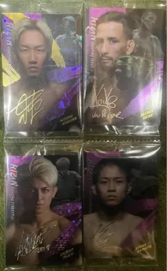 RIZINウエハース　サイン入りカードセット