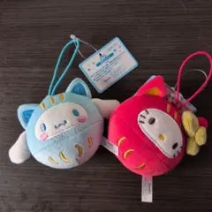 新品 くるっとまわして さんりおきゃらくたぁず　新春 くじ キティ　シナモロール