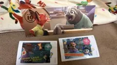 ズートピア2 オーマイカフェ　ランダムステッカー＋購入特典 箔付き