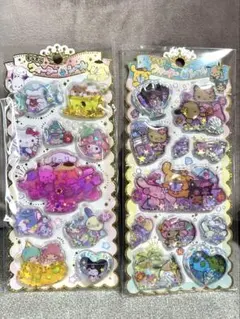 新品⭐️正規品・サンリオ　キラキラウォーターinシール　2枚セット