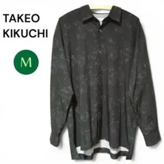 TAKEO KIKUCHI 花柄 長袖シャツ M 羽織り　おしゃれ　タケオキクチのサムネイル