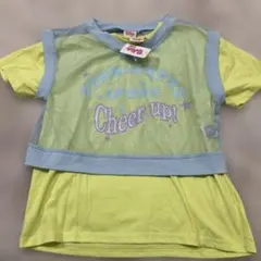 新品未使用！キッズ子ども女の子PINK LATTE メッシュTシャツ150サイズ