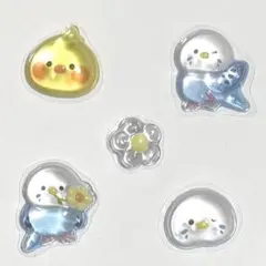 2231＊3D立体シール トリ おすそ分け カット済