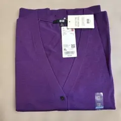 新品未使用　UNIQLO エクストラファインメリノ Vネックカーディガン XL