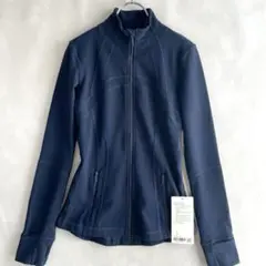 極美品✨ルルレモン フルジップ ディファインジャケット サイズ4 S相当 紺