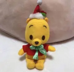 ディズニー★くまのプーさん☆サンタ★マスコット☆キーホルダー★ぬいぐるみ☆人形