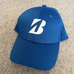 【新品未使用】海外非売品BRIDGESTONE GOLF ゴルフキャップ ブルーのサムネイル