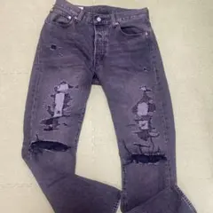 Levi's 501 ダメージデニム