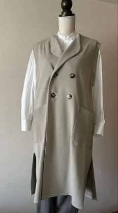 ダブルブレストベスト