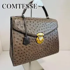 COMTESSE コンテス　オーストリッチ　ハンドバッグ　IRV ワンハンドルのサムネイル