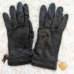 希少✨️カデナチャーム Dior レザーグローブ 手袋 フランスのサムネイル