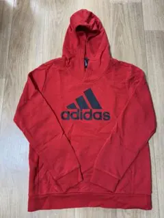 adidas 赤 フード付きパーカー 160