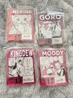 ワンピースベースショップ　くじ　アクリルブロック　4つセット