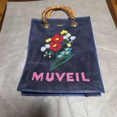 MUVEIL 花柄メッシュバッグのサムネイル