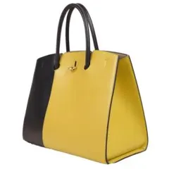 極美品】トッズ トートバッグ ストライプ ライン 大容量 A4◎ ブルー 