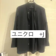 ユニクロ　UNIQLO 長袖シャツ ブラックのサムネイル