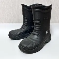 【crocs】クロックス ジョージ 廃盤品 レインブーツ ブラック 長靴 23のサムネイル