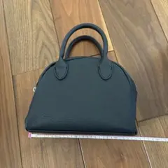 黒 レザー ボストンバッグ
