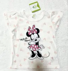【新品未使用】ミニーマウス　Tシャツ　ディズニー　半袖　タグ付き　ミニーちゃんのサムネイル