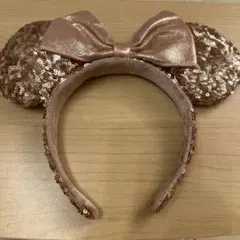 ミッキー耳カチューシャ ローズゴールド