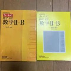 数研出版 改訂版 チャート式 解法と演習 数学II+B