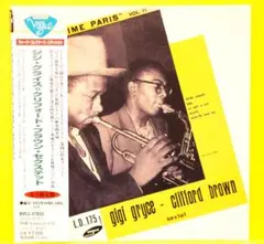jazz 紙ジャケCD　gigi gryce - clifford brown