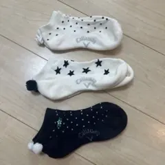 Callaway レディースソックス 3足セット